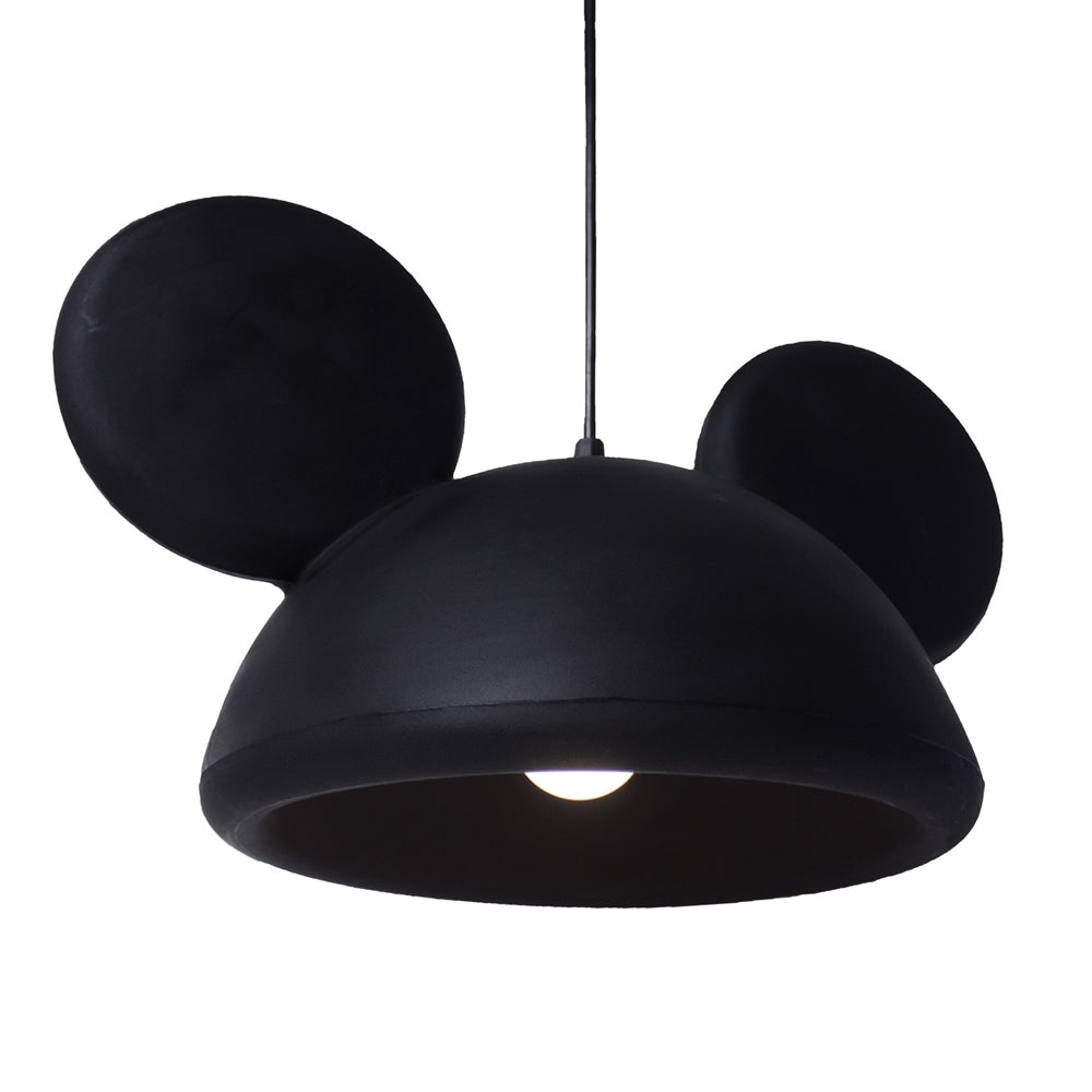 Luminária Orelhas Mickey Black Pendente