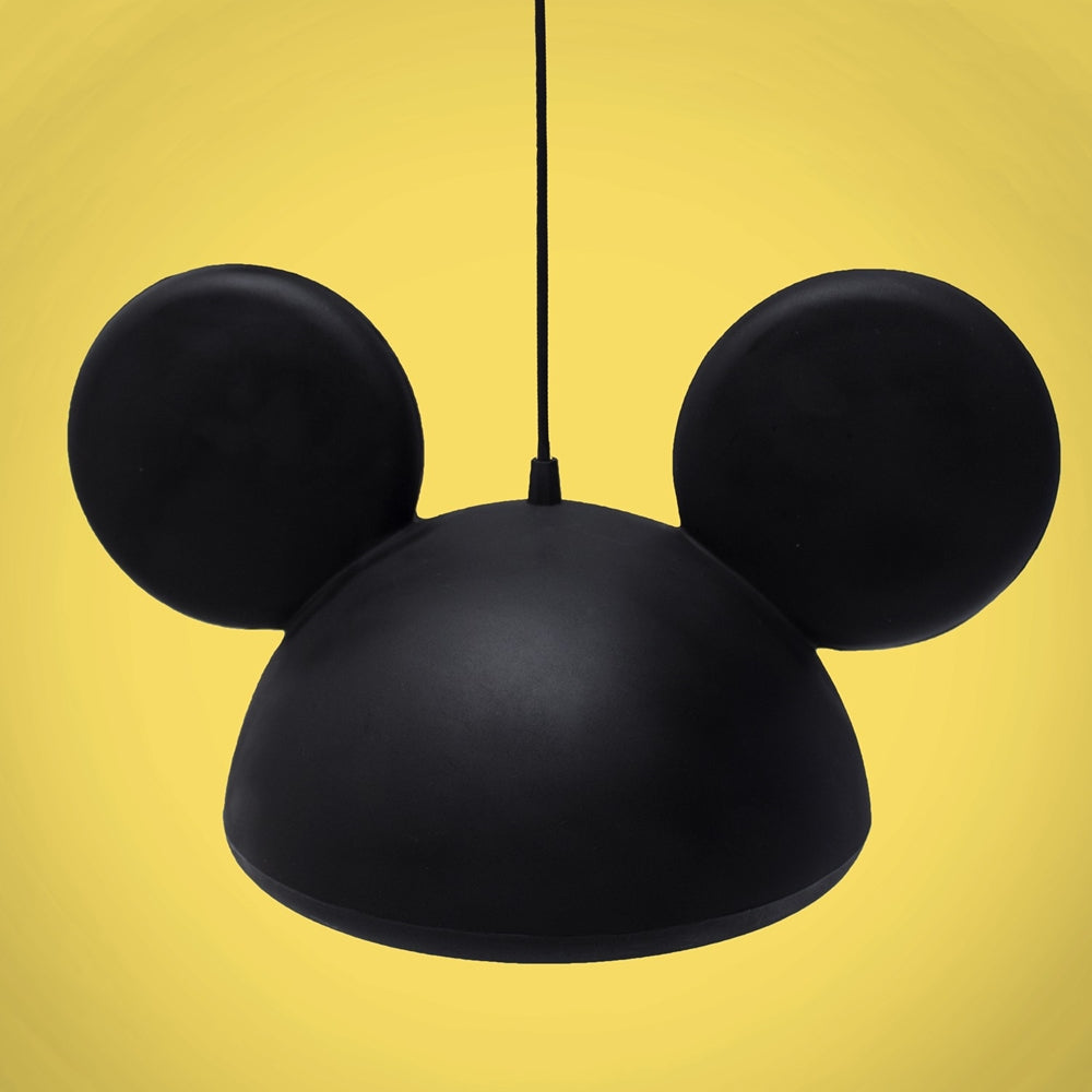 Luminária Orelhas Mickey Black Pendente