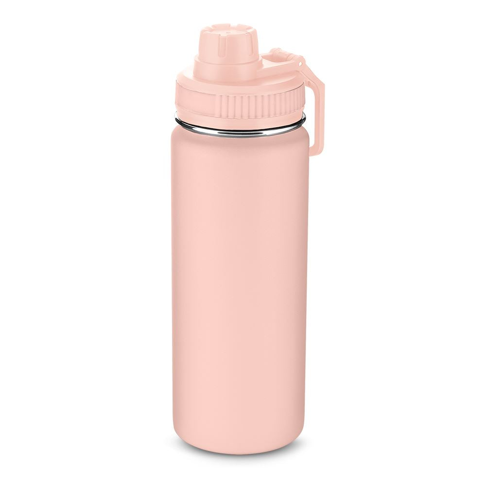 Garrafa com Alça e Bico 780ml em Aço Inox Rosa