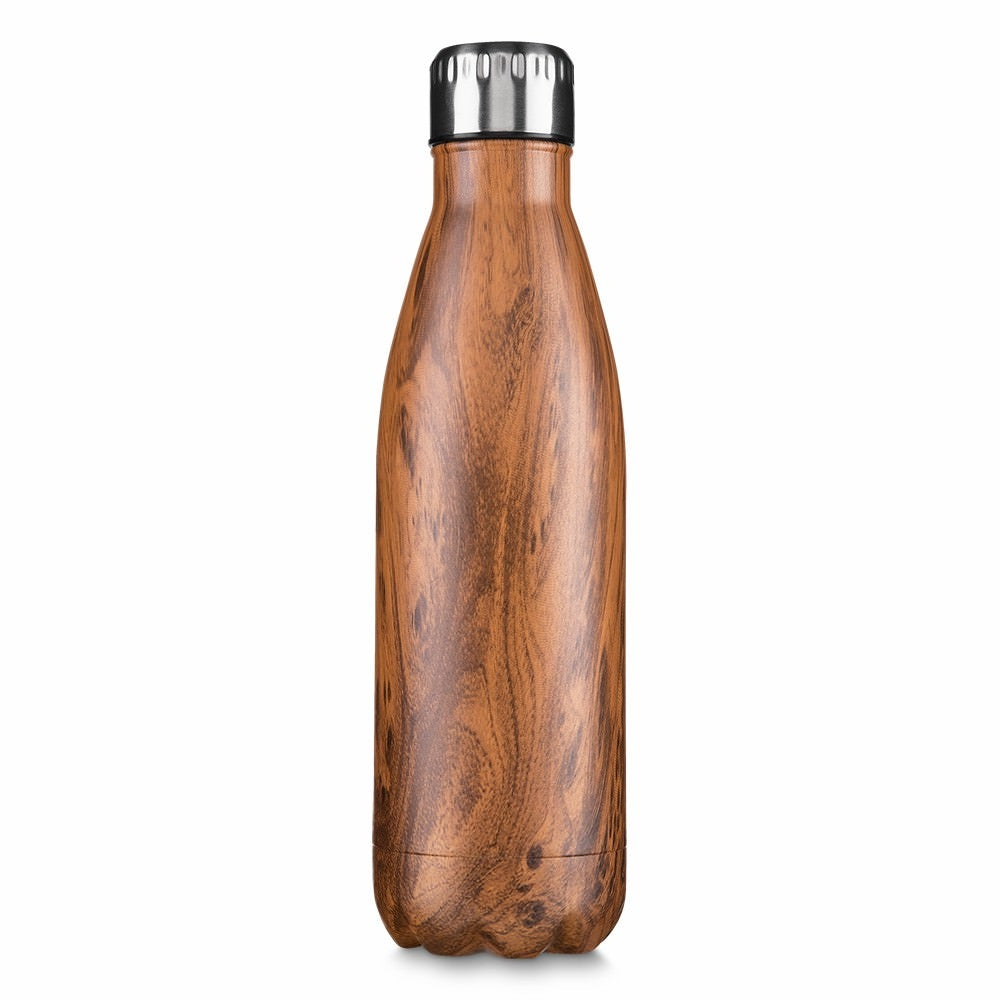 Garrafa de Inox Wood